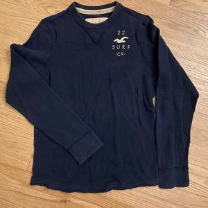 Men’s Large Hollister Long Sleeve Thermal - Navy